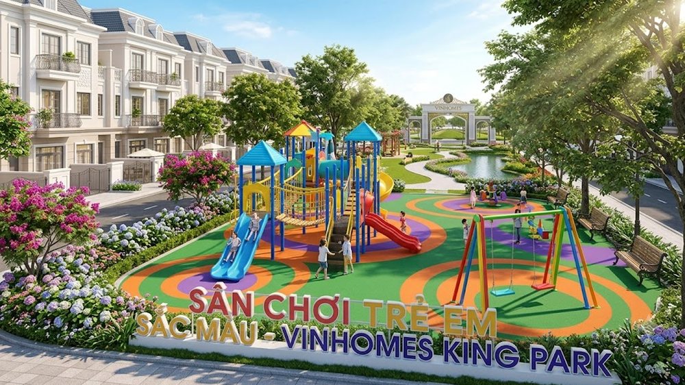 Phối cảnh sân chơi trẻ em